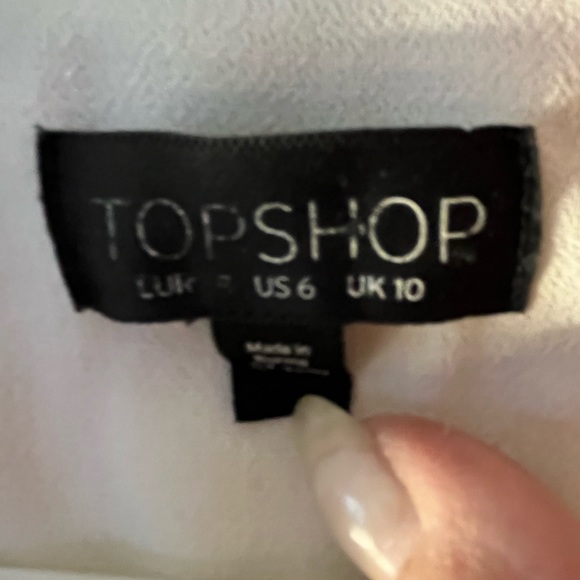 Cream cropped dress jacket blazer - Picture 5 of 5